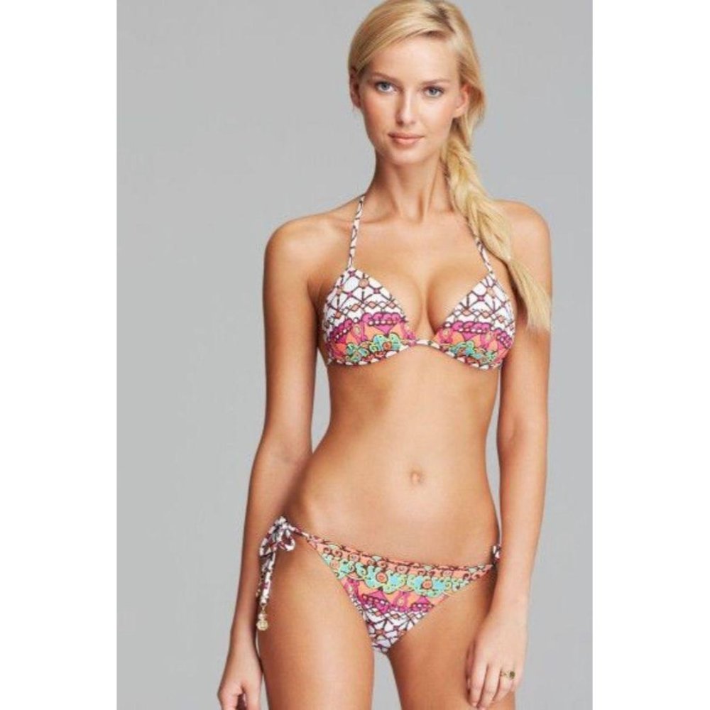 Trina Turk Venice Push Up Bikini Set 4 - Picture 1 of 12